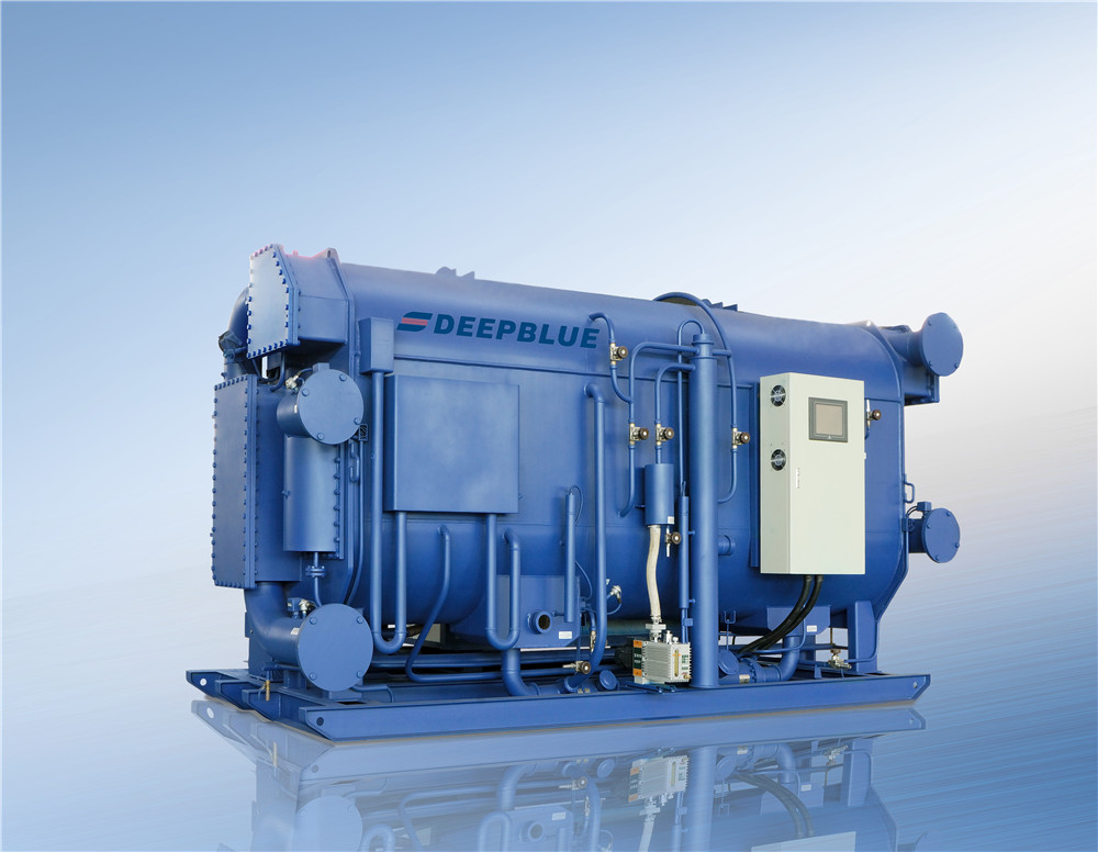 Hot water absorption chiller